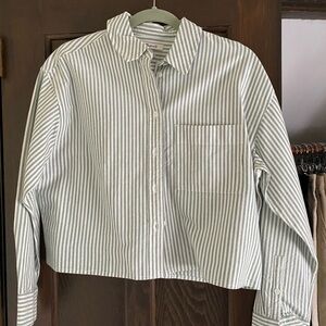 Madewell Striped Button-Up Shirt